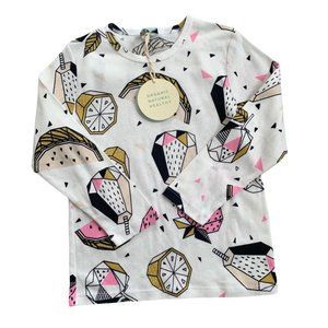 NWT IGI Organic Cubic Fruit Long Sleeve Tee 5